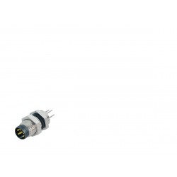 86 6119 1100 00008 M8 male panel mount connector